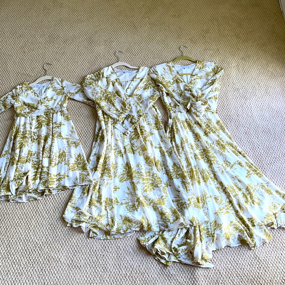 Gorgeous matching dresses for age 4-12
